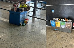 Пассажиры жалуются на горы мусора в аэропорту Стамбула