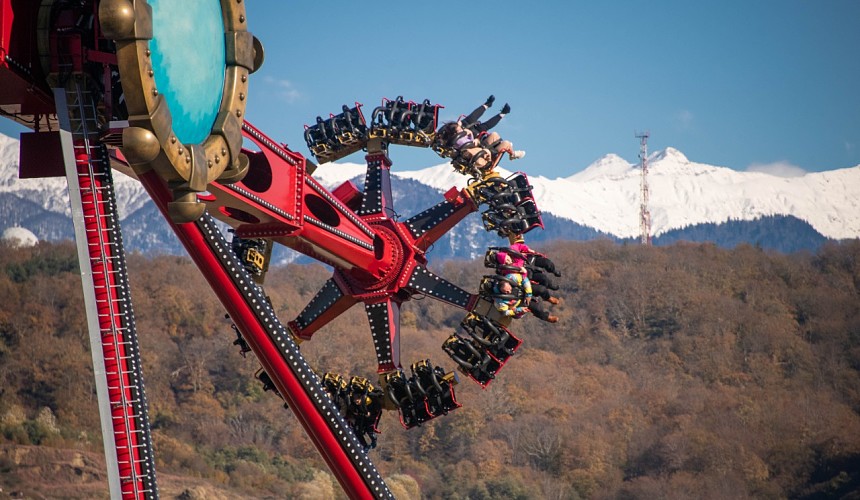  Сочи Парк дал отдохнуть аттракционам два дня в неделю в межсезонье 
