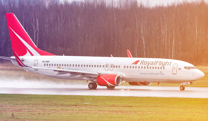 Рейс Royal Flight в Доминикану совершил экстренную посадку в Шереметьево