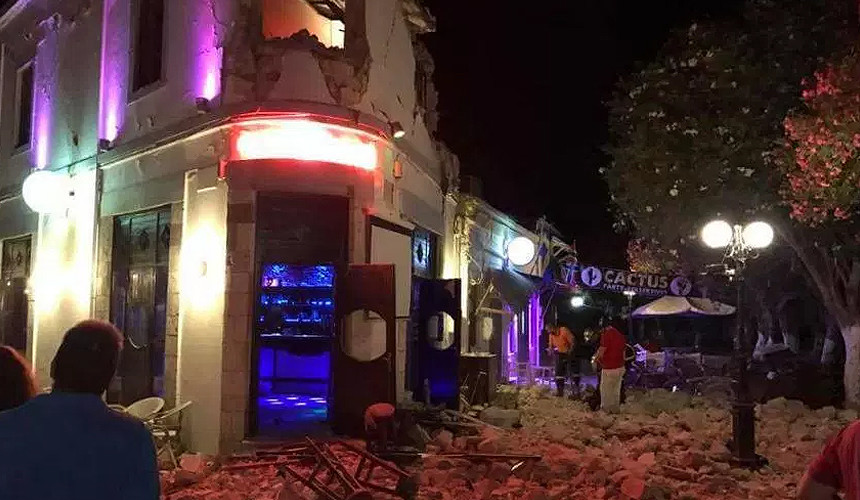 На острове Кос и в Бодруме произошло землетрясение