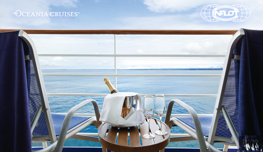 Вкусные бонусы от «ИНФЛОТ» и Oceania Cruises. Лучшие круизы премиум класса «Все включено»!