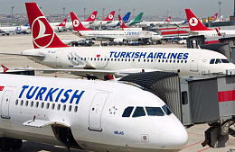 Turkish Airlines увеличит количество рейсов из Москвы в Анталью